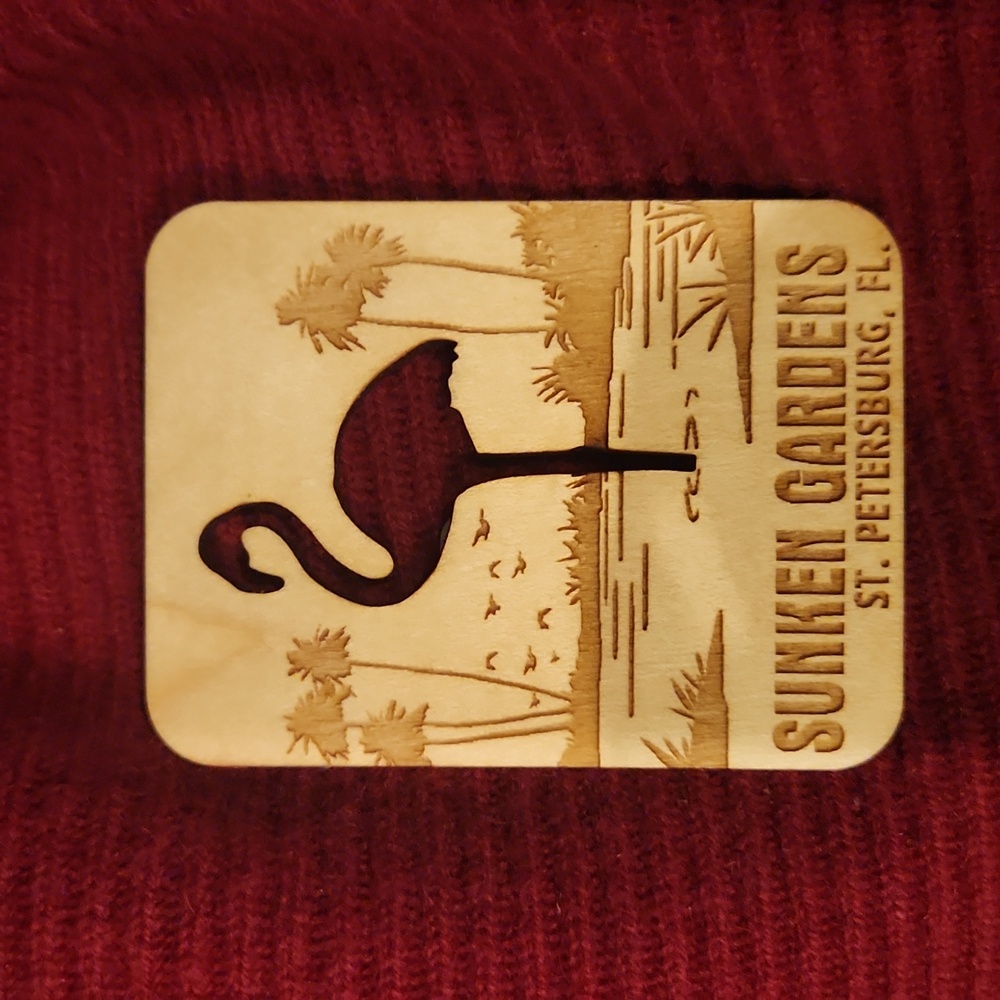 St.Petersburg Sunken Gardens Florida USA magnet NWT